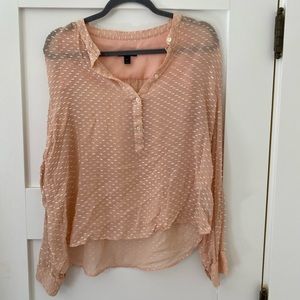 J.Crew peach blouse size 12